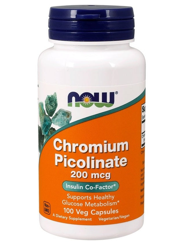 1-Chromium Picolinate, 200mcg - 100 vcaps 1