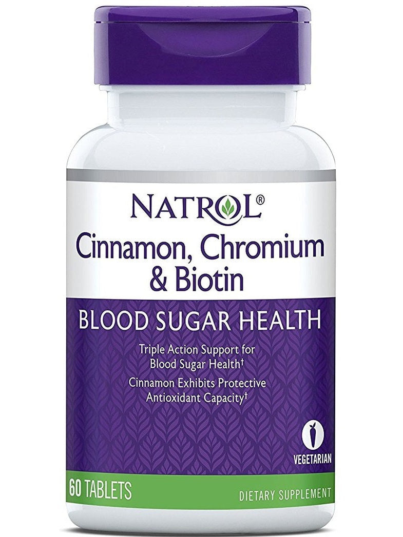 1-Cinnamon, Chromium & Biotin - 60 tablets 1