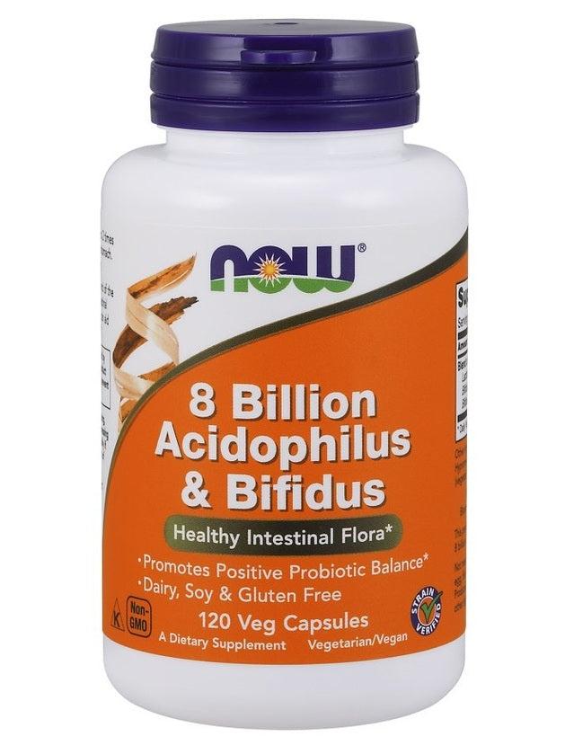 1-8 Billion Acidophilus & Bifidus - 120 vcaps 1