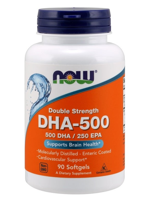 1-DHA-500, 500 DHA / 250 EPA - 90 softgels 1