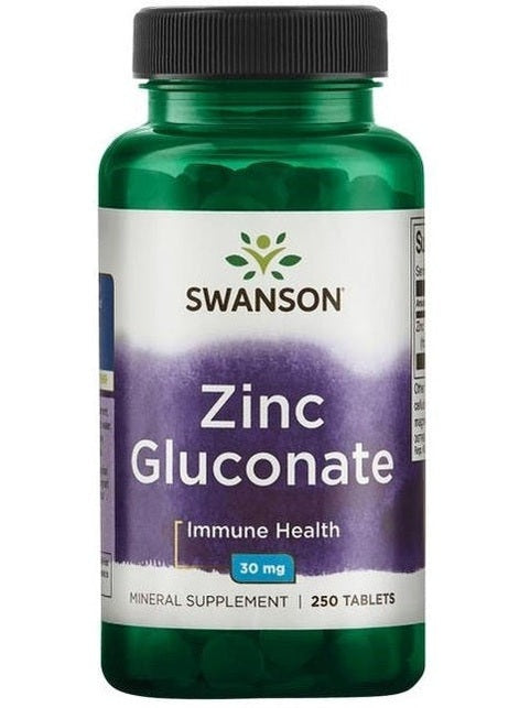 1-Zinc Gluconate, 30mg - 250 tablets 1