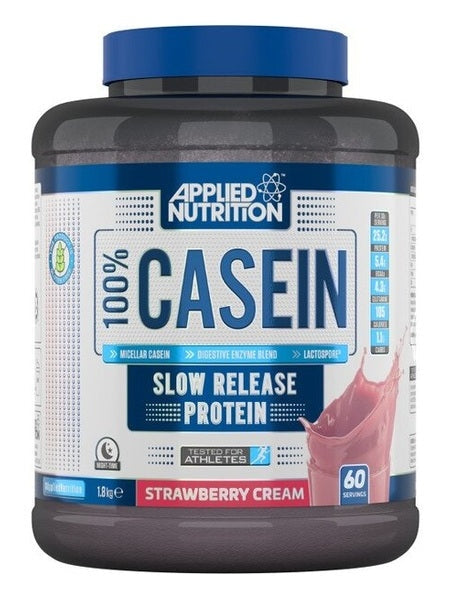 1-100% Casein Protein, Strawberry Cream (EAN 634158679872) - 1800 grams 1