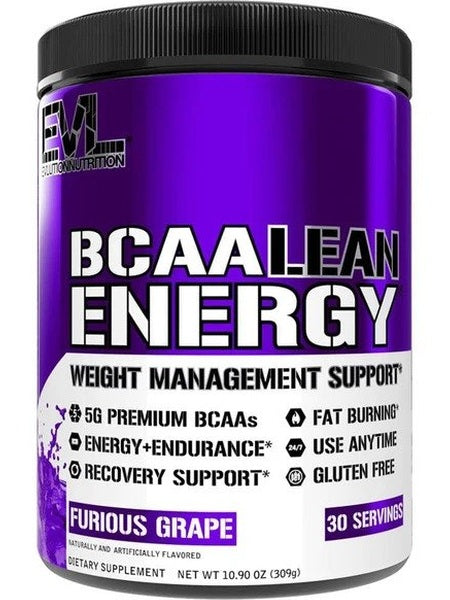 1-BCAA Lean Energy, Furious Grape - 309 grams 1