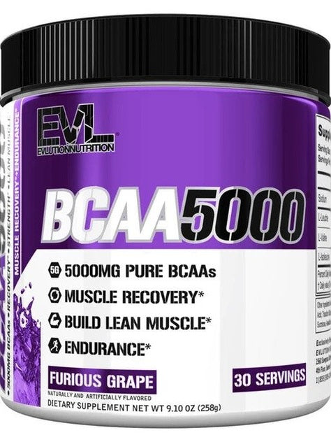 1-BCAA 5000, Furious Grape - 258 grams 1