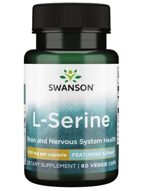 1-L-Serine, 500mg - 60 vcaps 1