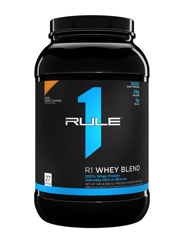 1-R1 Whey Blend, Lightly Salted Caramel - 905 grams 1