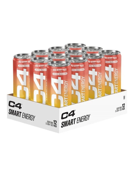 1-C4 Smart Energy, Red Berry Yuzu - 12 x 330 ml. 1