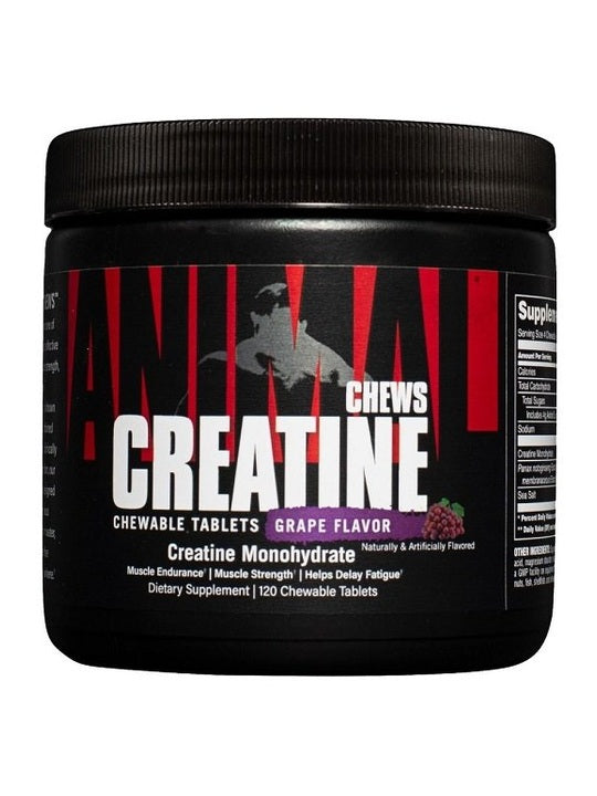 1-Animal Creatine Chews, Grape - 120 chewable tablets 1