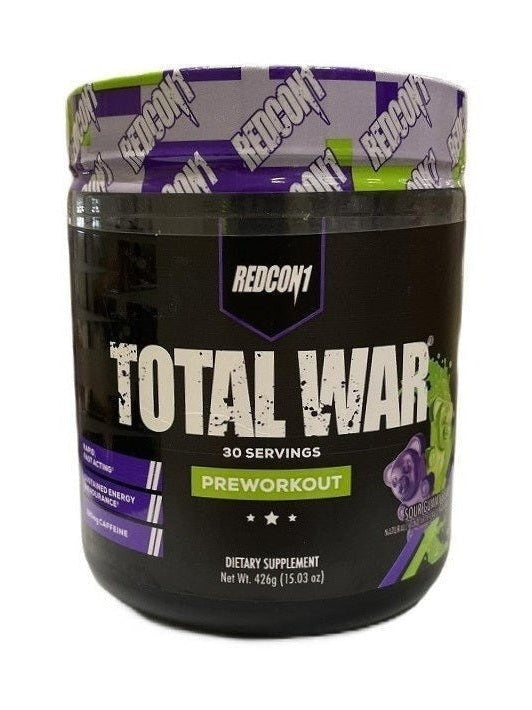 1-Total War - Preworkout, Sour Gummy Bear - 426 grams 1