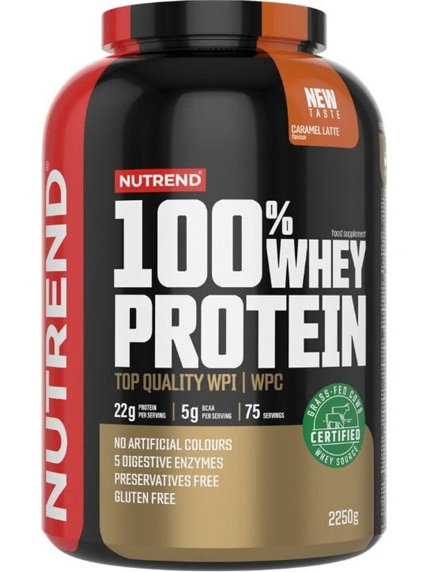 1-100% Whey Protein, Caramel Latte - 2250 grams 1