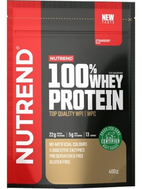 1-100% Whey Protein, Strawberry - 400 grams 1