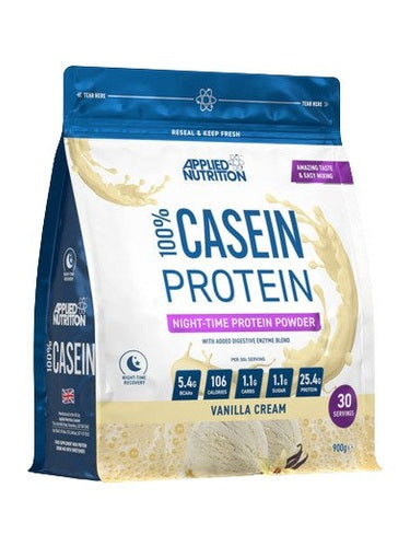 1-100% Casein Protein, Vanilla Cream - 900 grams 1