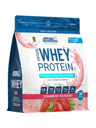 1-Critical Whey, Strawberry Milkshake - 900 grams 1