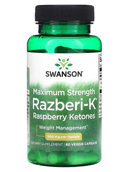 1-Razberi-K, 500mg Maximum Strength - 60 vcaps 1