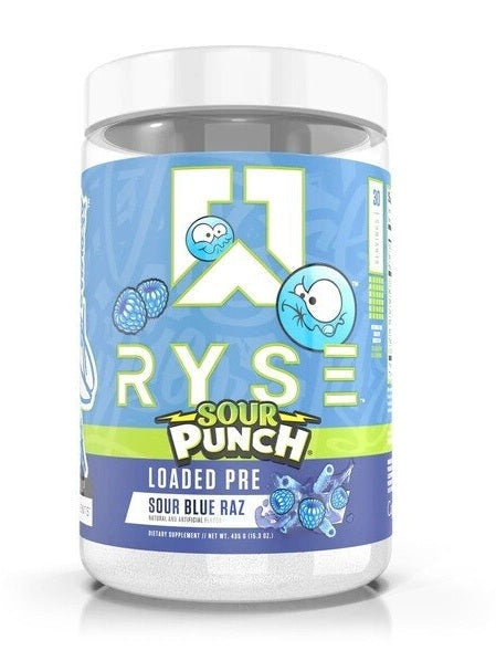 1-Loaded Pre, Sour Punch Blue Raz - 435 grams 1