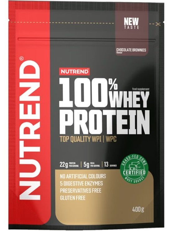 1-100% Whey Protein, Chocolate Brownies - 400 grams 1