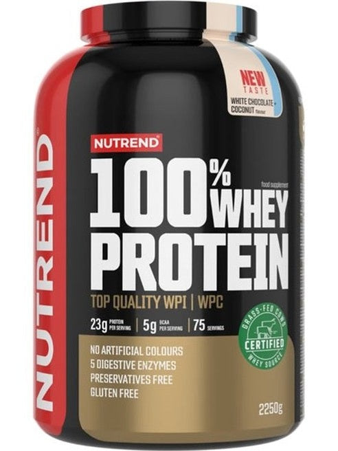 1-100% Whey Protein, White Chocolate + Coconut - 2250 grams 1