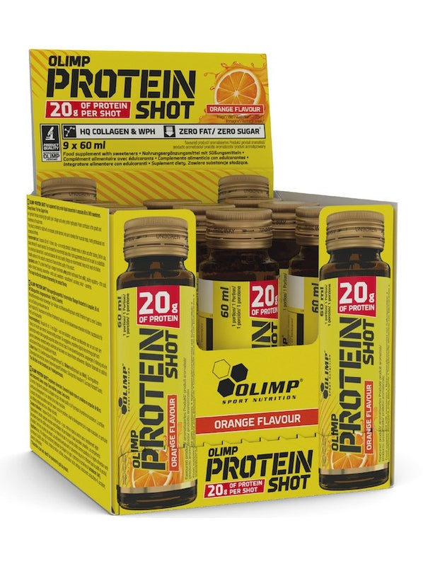 1-Protein Shot, Orange - 9 x 60 ml. 1
