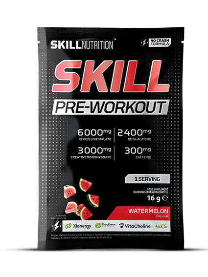1-Skill Pre-Workout, Watermelon - 16 grams (1 serving) 1