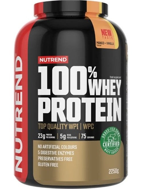 1-100% Whey Protein, Mango + Vanilla - 2250 grams 1