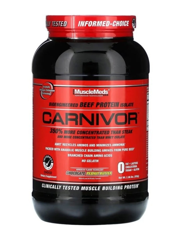 1-Carnivor, Chocolate Peanut Butter - 938 grams 1
