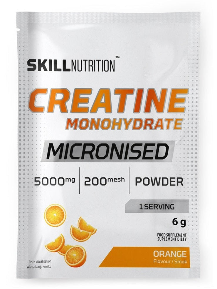 1-Micronised Creatine Monohydrate, Orange - 6 grams (1 serving) 1