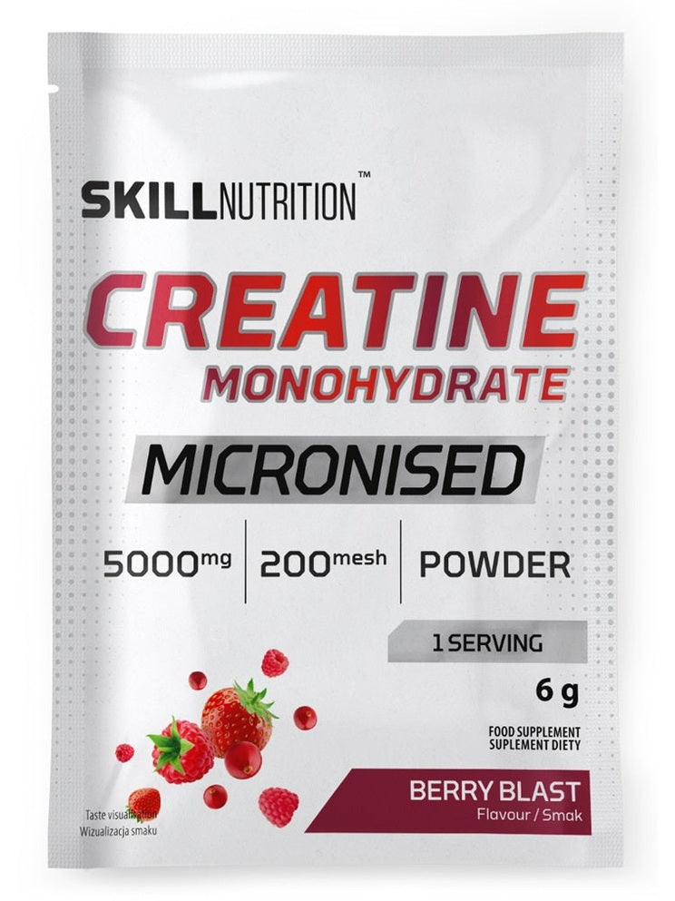 1-Micronised Creatine Monohydrate, Berry Blast - 6 grams (1 serving) 1