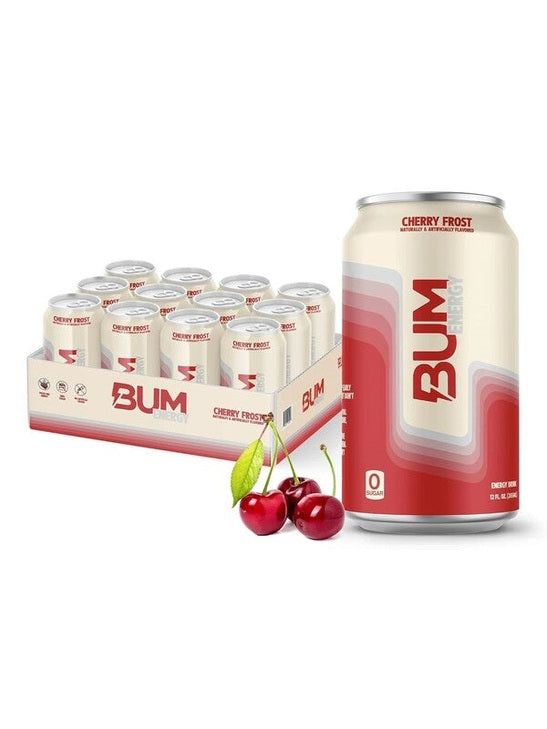 1-Bum Energy, Cherry Frost - 12 x 355 ml. 1
