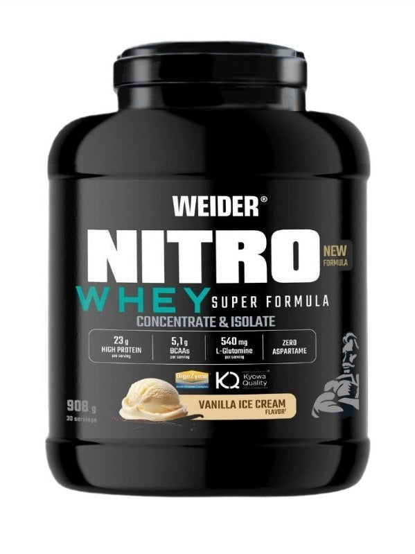 1-Nitro Whey Super Formula, Vanilla Ice Cream - 908 grams 1