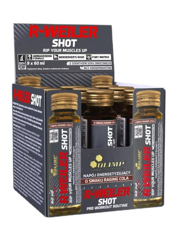 1-R-Weiler Shot, Raging Cola (EAN 5901330096273) - 9 x 60 ml. 1