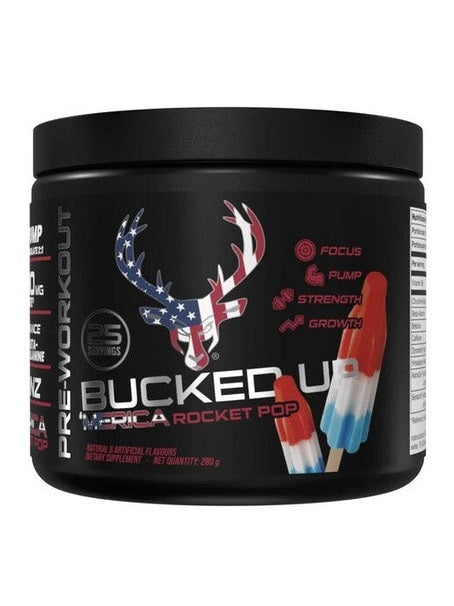 1-Bucked Up Pre-Workout, Rocket Pop - 280 grams 1
