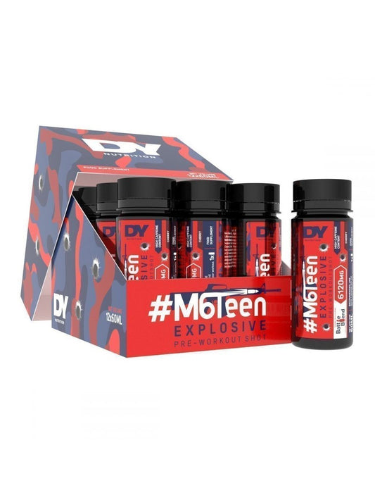 1-#M6Teen Explosive Pre-Workout Shot, Mojito - 12 x 60ml. 1