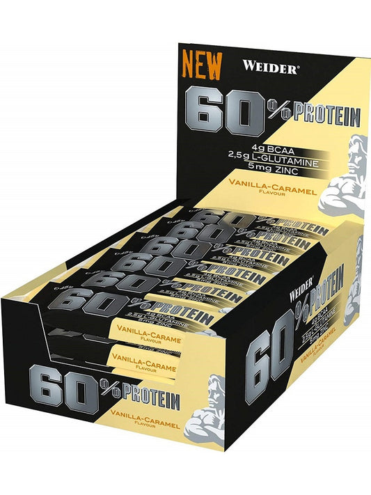 1-60% Protein Bar, Salted Peanut-Caramel - 24 x 45g 1