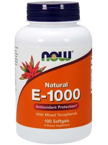 1-Vitamin E-1000 - Natural (Mixed Tocopherols) - 100 softgels 1