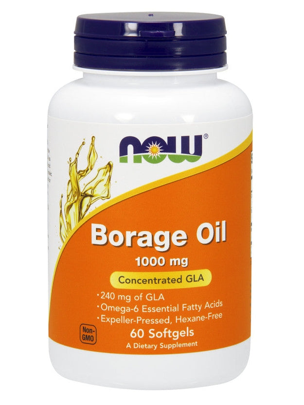 1-Borage Oil, 1000mg - 60 softgels 1
