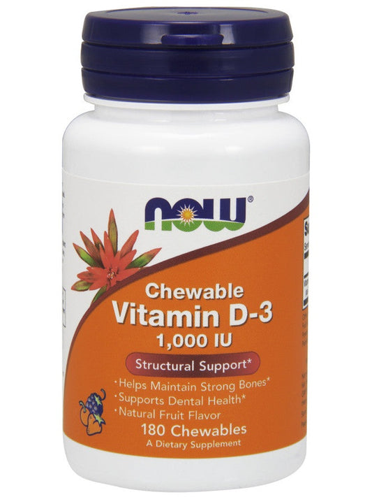 1-Vitamin D-3, 1000 IU (Chewable) - 180 chewables 1