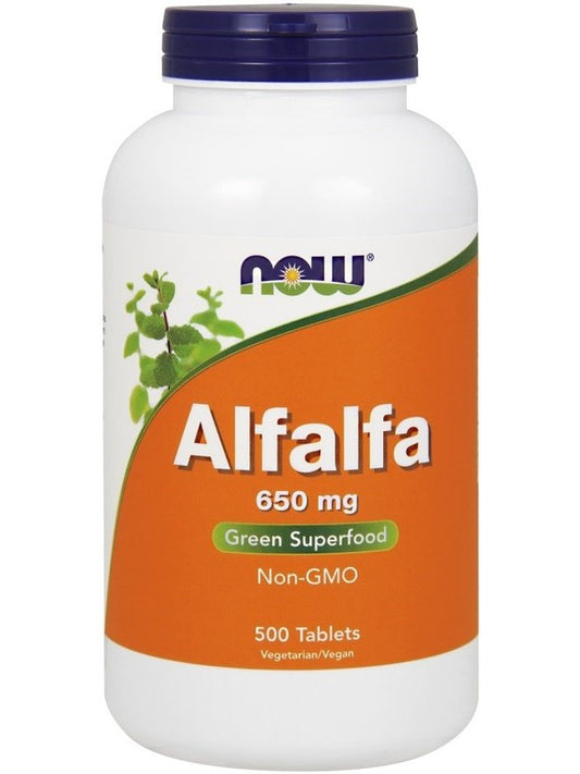 1-Alfalfa, 650mg - 500 tablets 1