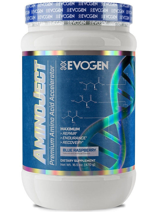 1-AminoJect, Blue Raspberry - 470 grams 1