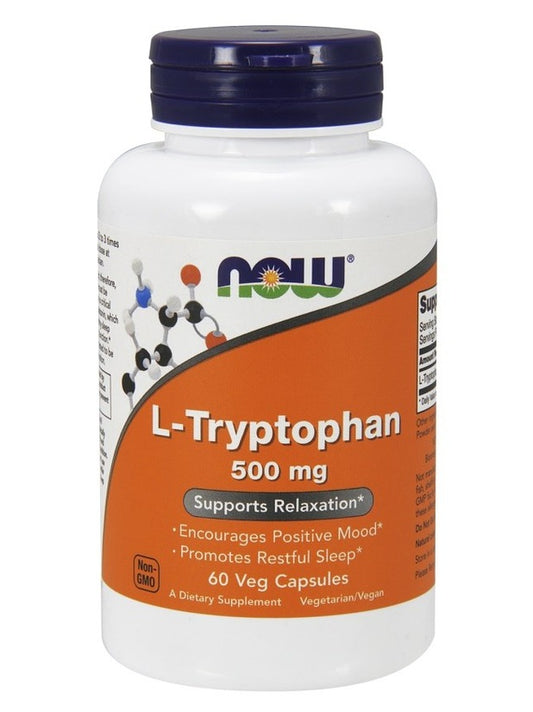 1-L-Tryptophan, 500mg - 60 vcaps 1