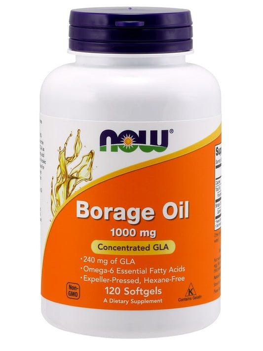 1-Borage Oil, 1000mg - 120 softgels 1