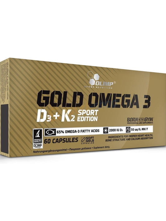 1-Gold Omega 3 D3 + K2 Sport Edition - 60 caps 1