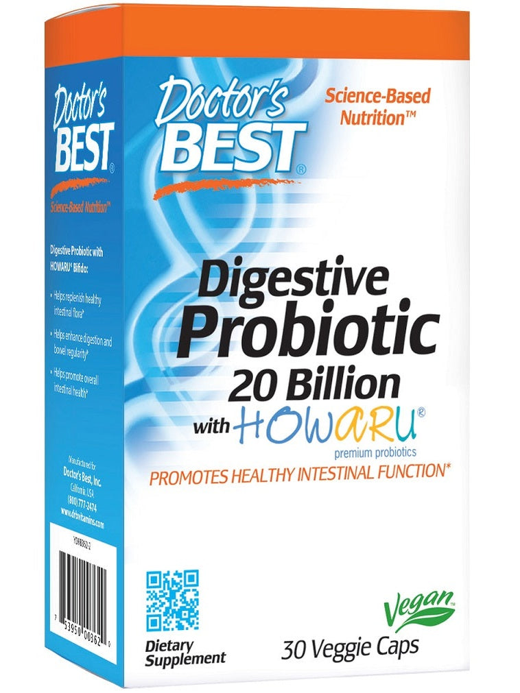 1-Digestive Probiotic, 20 Billion CFU - 30 vcaps 1