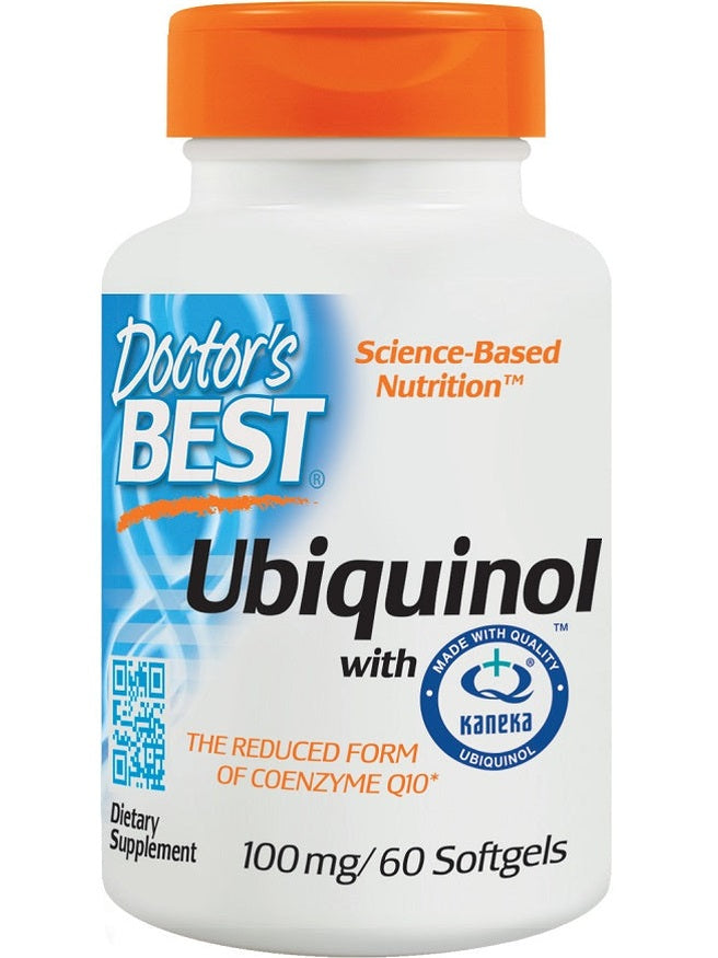 1-Ubiquinol with Kaneka, 100mg - 60 softgels 1
