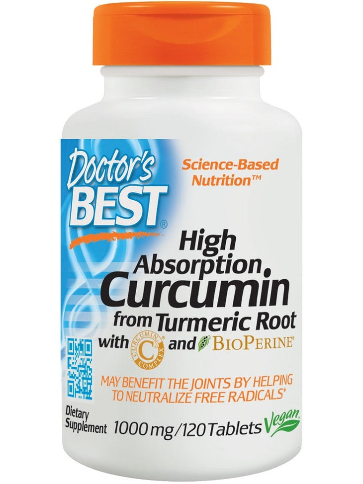 1-High Absorption Curcumin From Turmeric Root with C3 Complex & BioPerine, 1000mg - 120 tablets 1