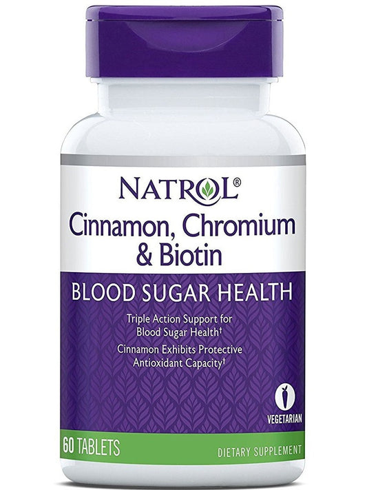 1-Cinnamon, Chromium & Biotin - 60 tablets 1