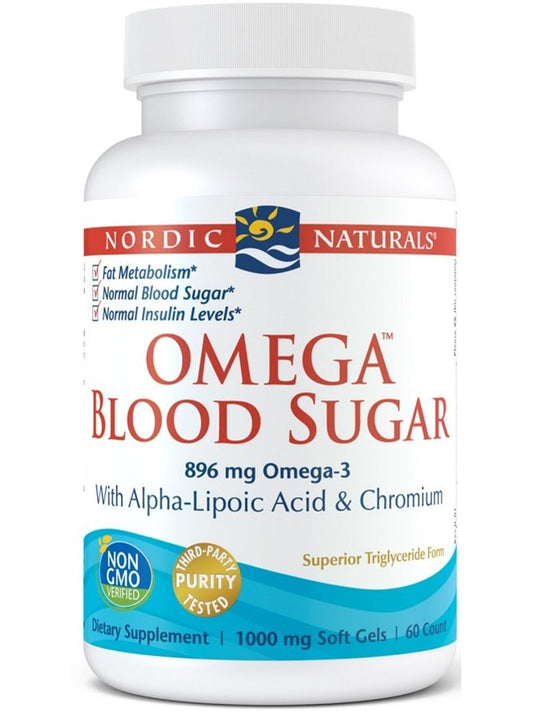 1-Omega Blood Sugar, 896mg - 60 softgels 1
