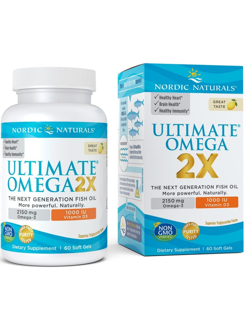 1-Ultimate Omega 2X with Vitamin D3, 2150mg Lemon - 60 softgels 1