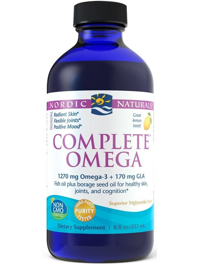 1-Complete Omega, 1270mg Lemon - 237 ml. 1