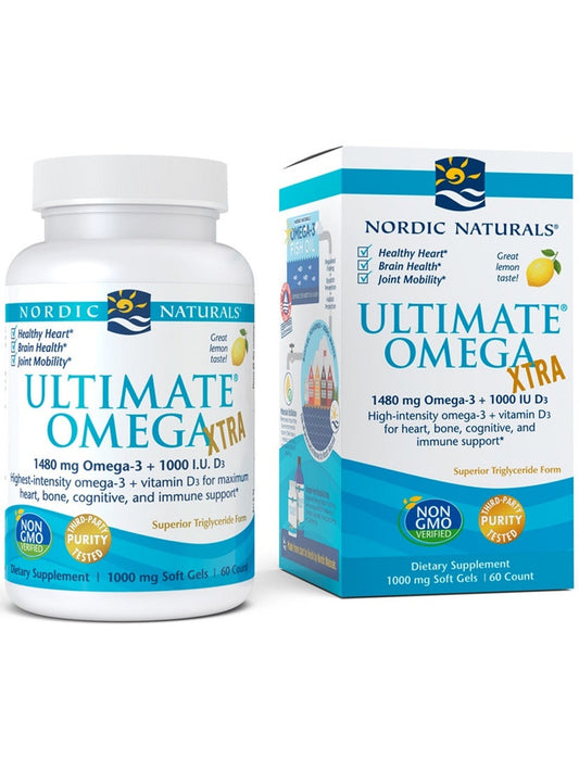 1-Ultimate Omega Xtra, 1480mg Lemon - 60 softgels 1