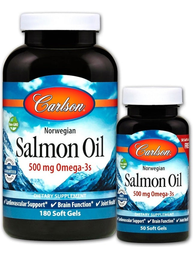 1-Norwegian Salmon Oil - 180 + 50 softgels 1